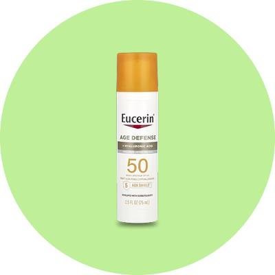 Eucerin Age Defense SPF 50 with Hyaluronic Acid, 2.5 fl oz