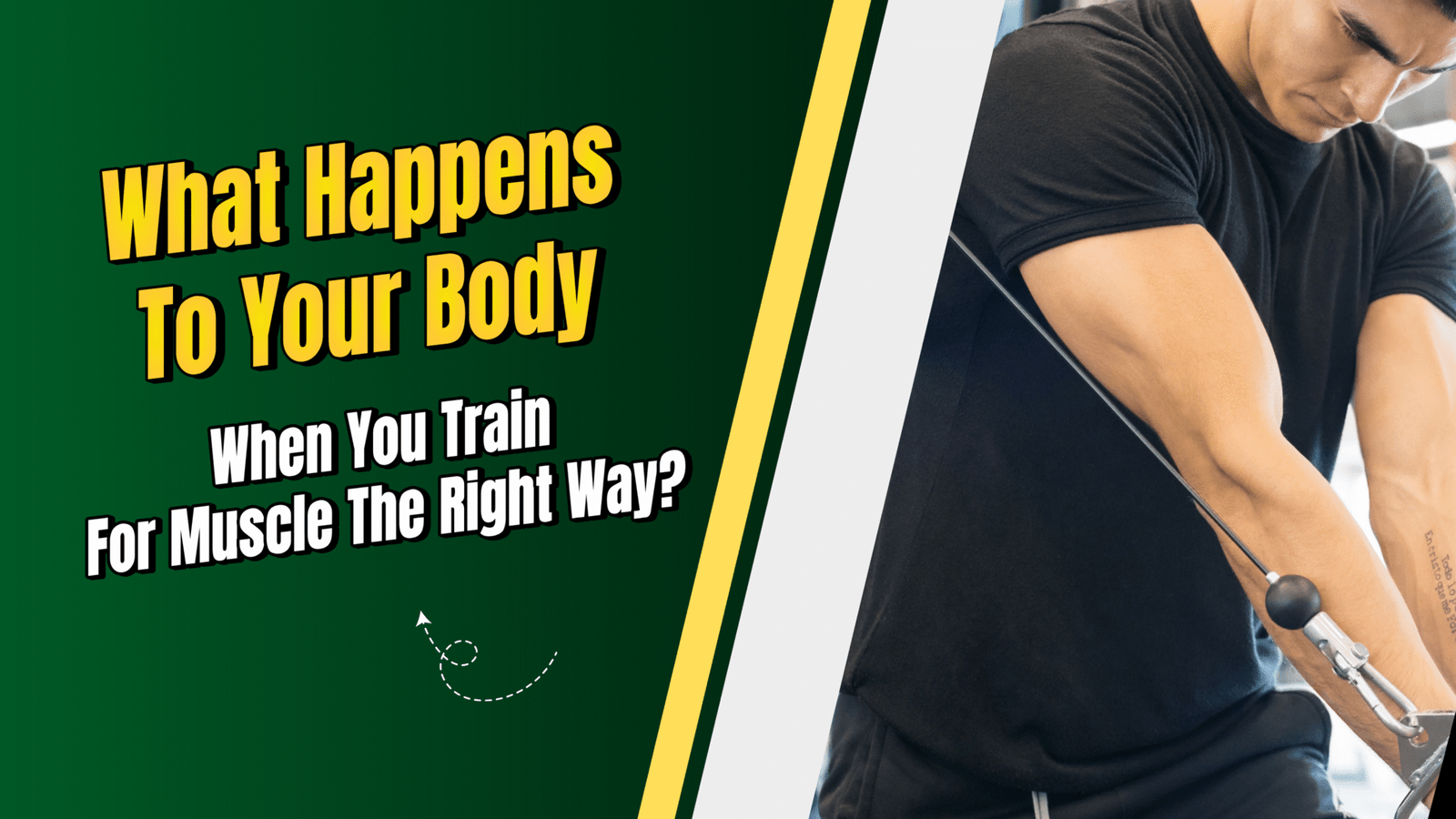 What Happens To Your Body When You Train For Muscle The Right Way?